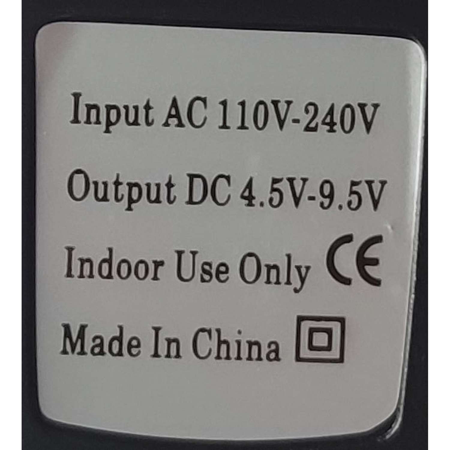 ADAPTADOR AC INPUT: AC 110V -240V  / OUTPUT: DC 4.5V - 9.5V	 - Imagen 2